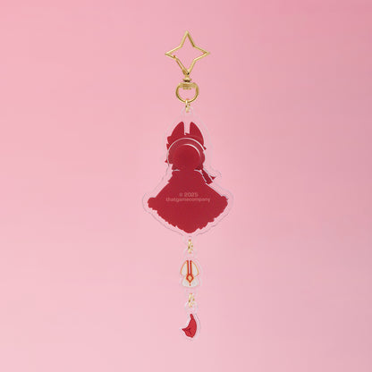 Sky Acrylic Wobbly Keychain - Days of Fortune Rabbit Mask