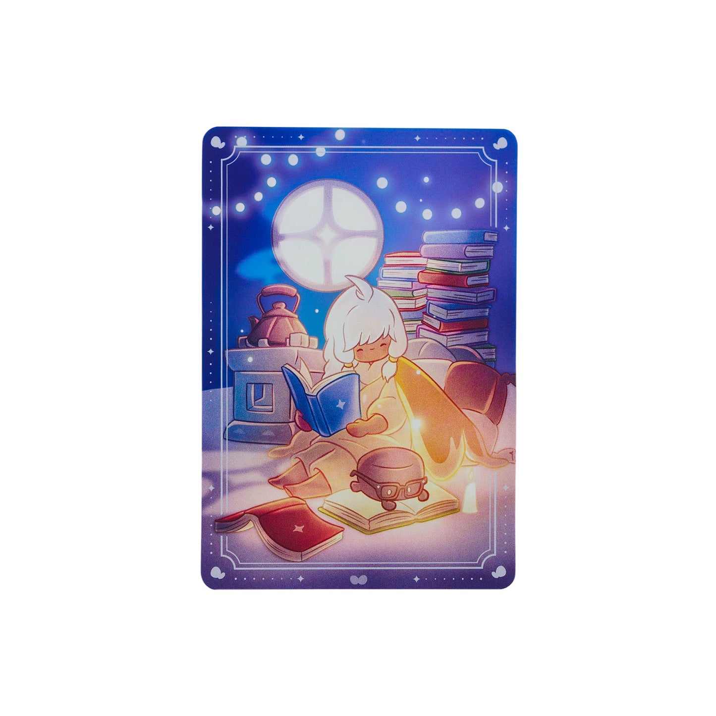 Sky Collectible Card - Timid Bookworm