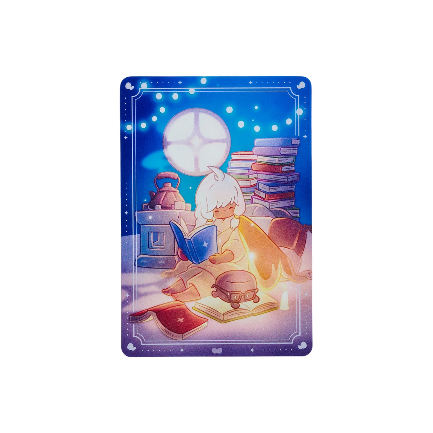 Sky Collectible Card - Timid Bookworm
