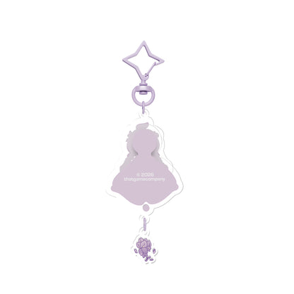 Sky Acrylic Wobbly Keychain - Wisteria