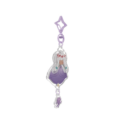 Sky Acrylic Wobbly Keychain - Wisteria