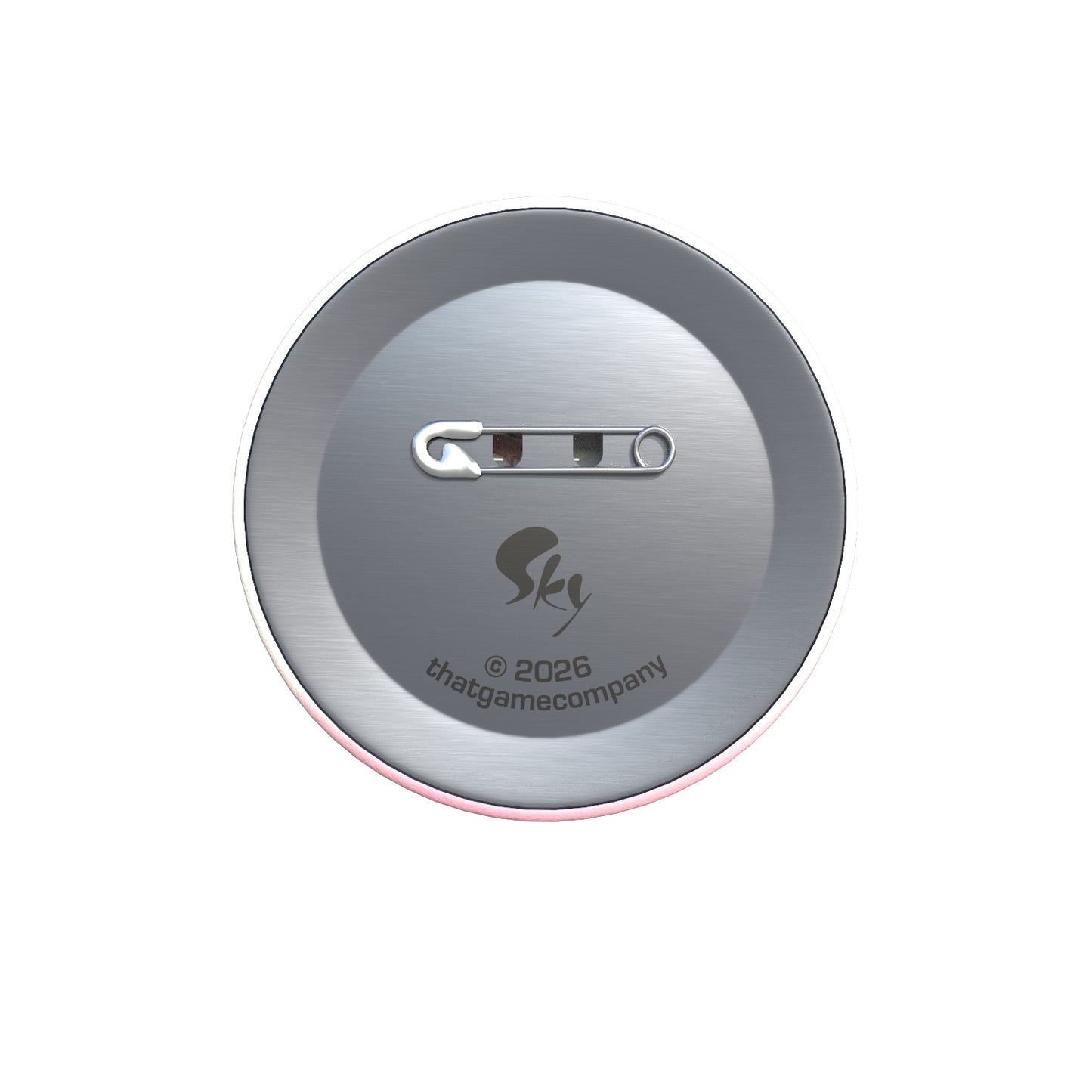 Sky Button Pin - Cherry Blossom