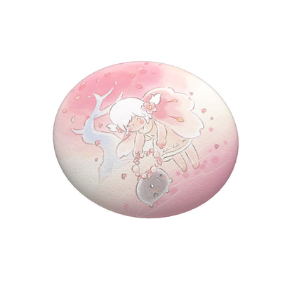 Sky Button Pin - Cherry Blossom
