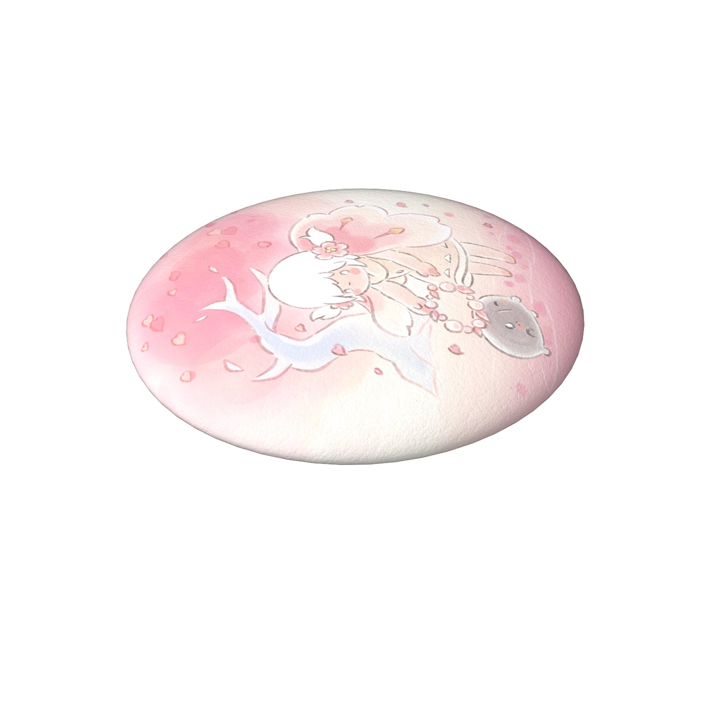 Sky Button Pin - Cherry Blossom