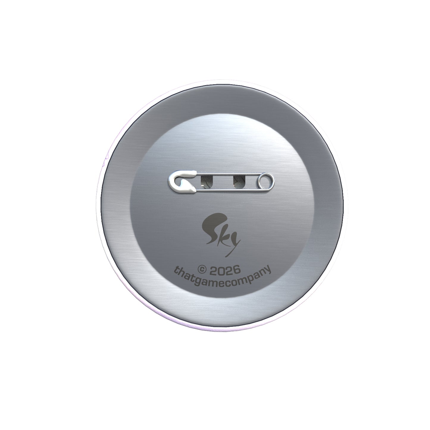 Sky Button Pin - Wisteria