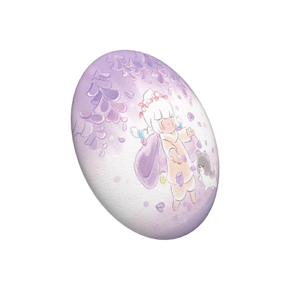 Sky Button Pin - Wisteria