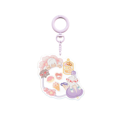 Sky Shaker Keychain Charm - Tea & Sweets