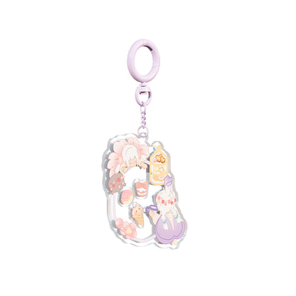 Sky Shaker Keychain Charm - Tea & Sweets