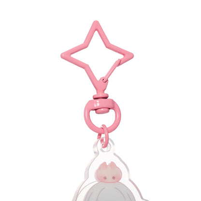 Sky Acrylic Wobbly Keychain - Cherry Blossom