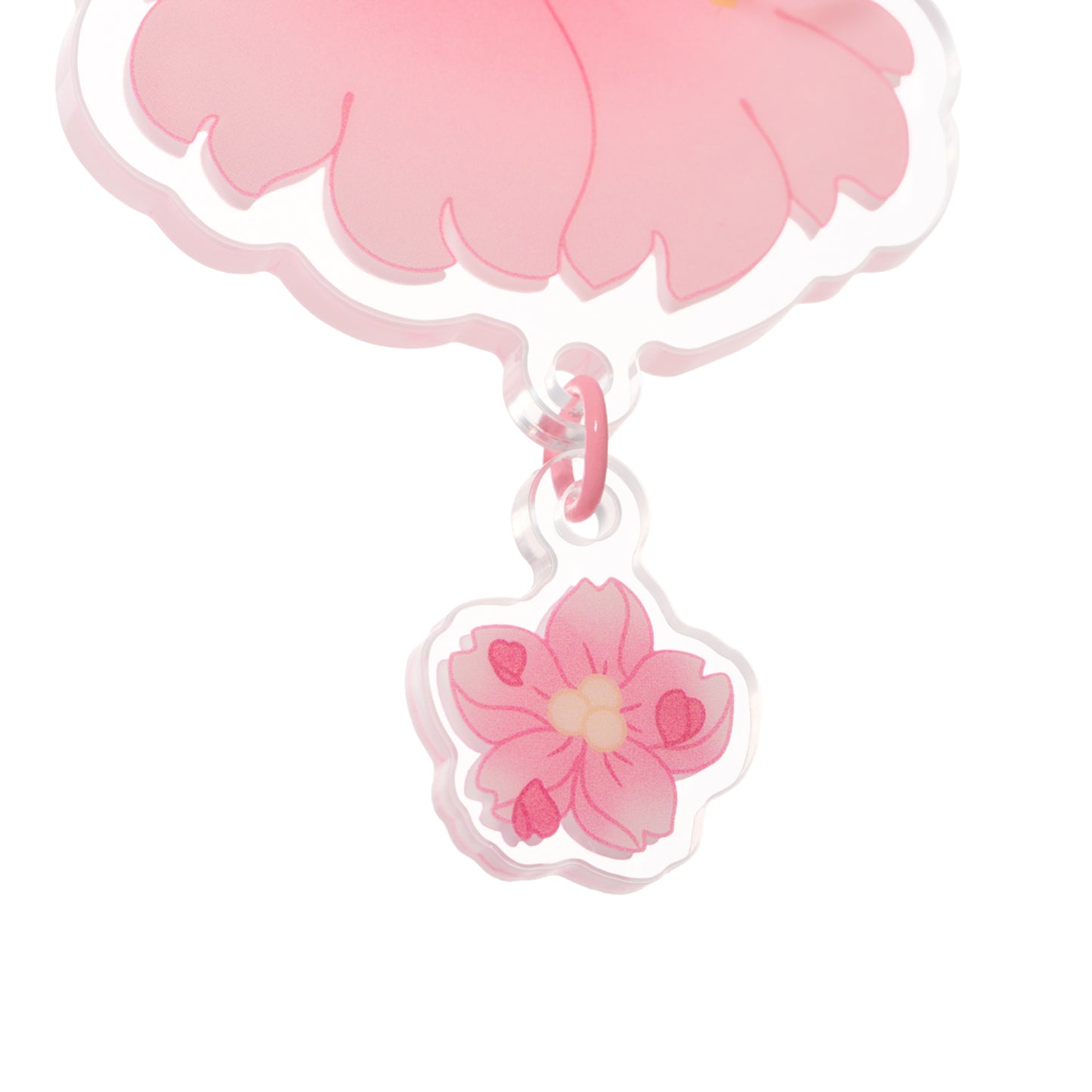 Sky Acrylic Wobbly Keychain - Cherry Blossom