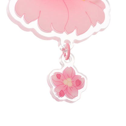 Sky Acrylic Wobbly Keychain - Cherry Blossom
