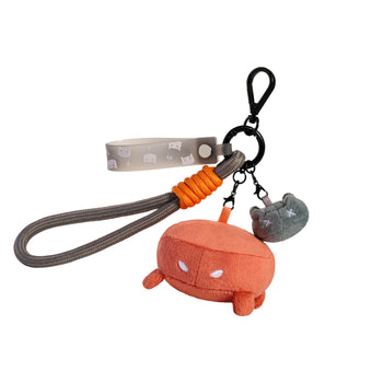 Angry Crab Plush Keychain Charm