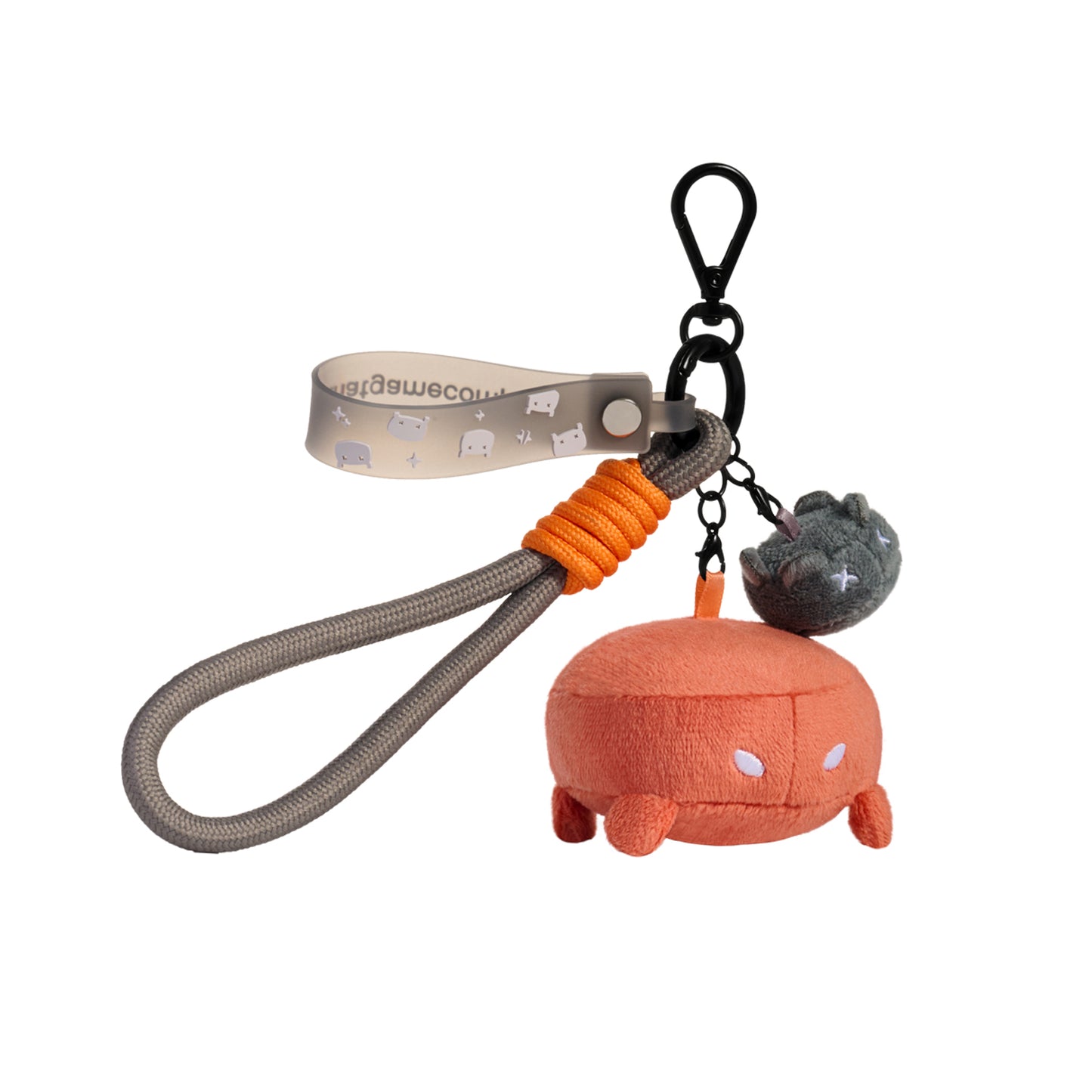 Angry Crab Plush Keychain Charm