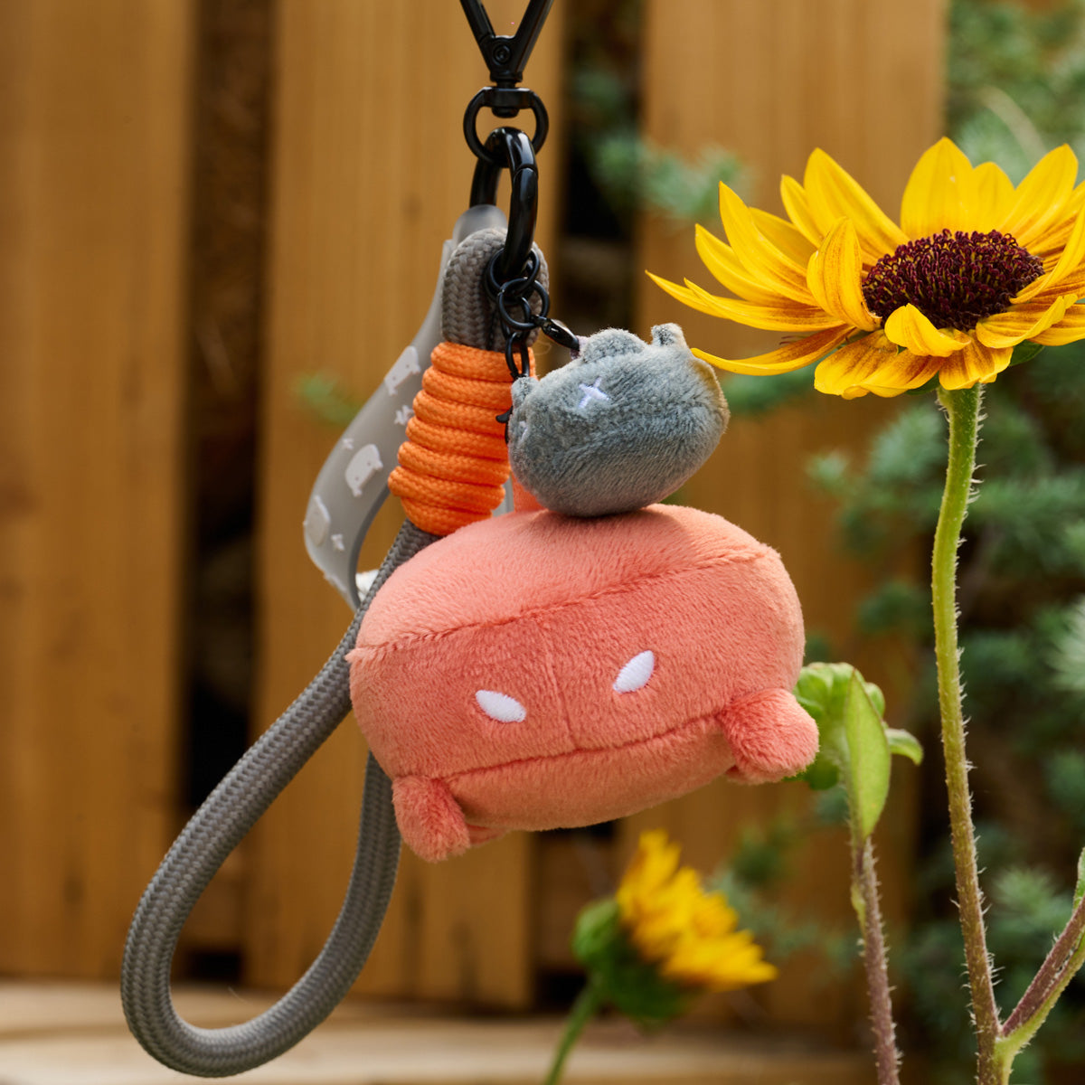 Angry Crab Plush Keychain Charm