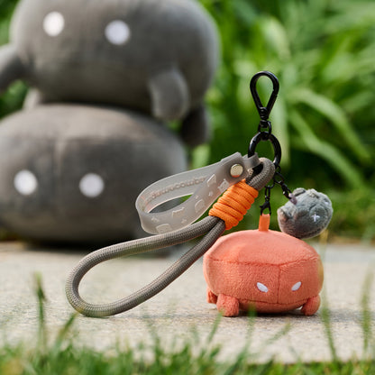 Angry Crab Plush Keychain Charm