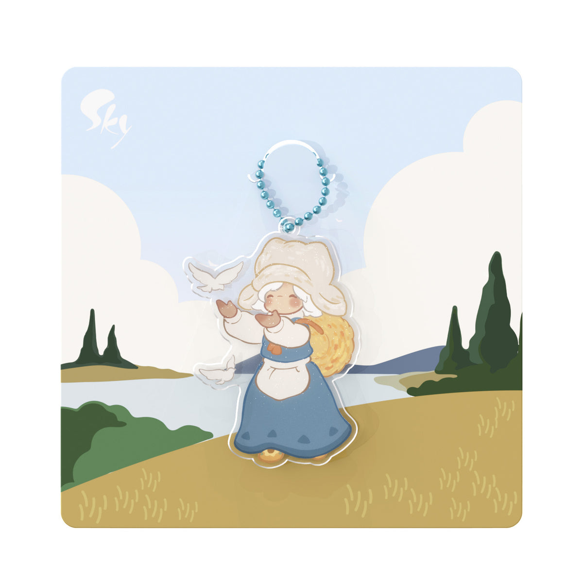 Sky Acrylic Charm