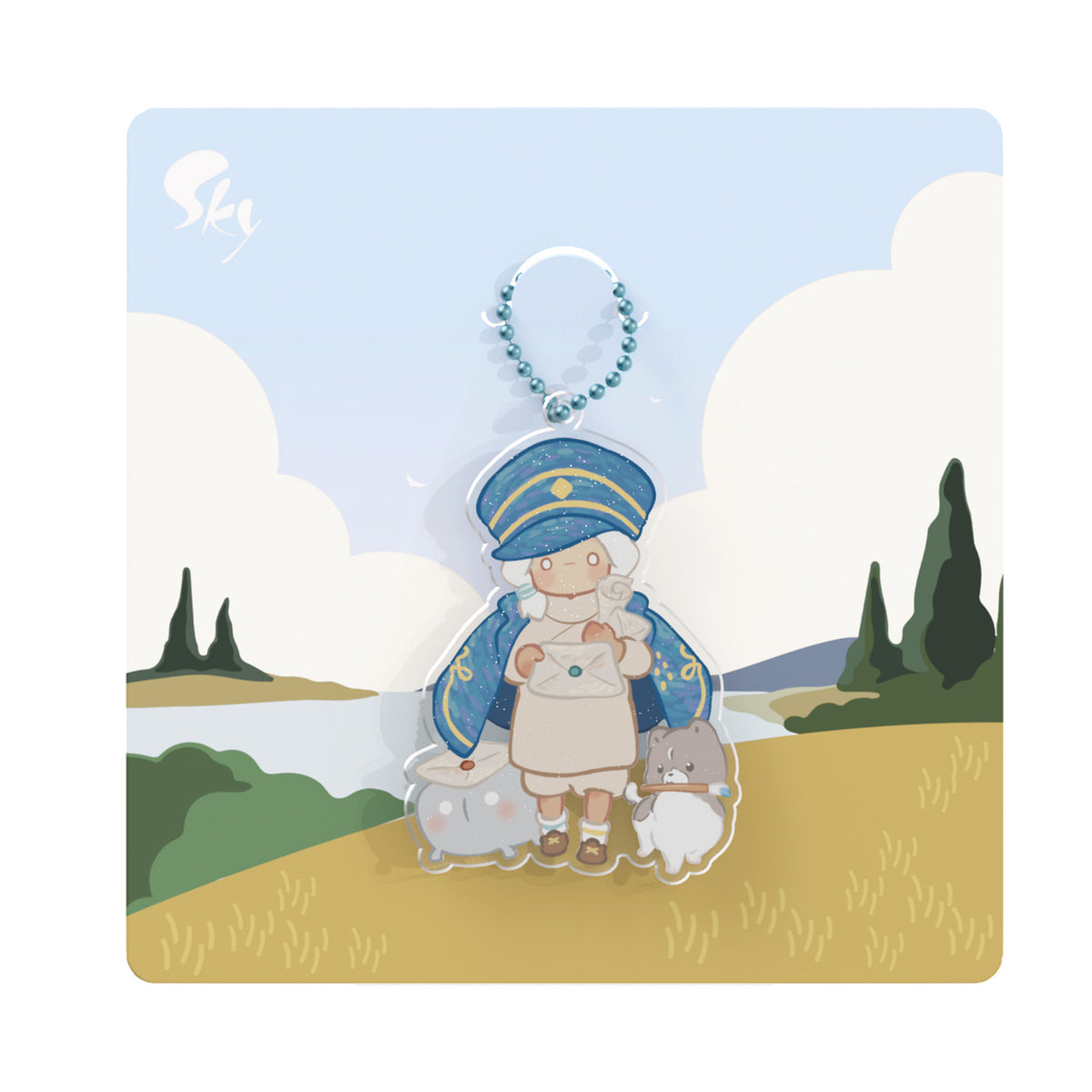 Sky Acrylic Charm