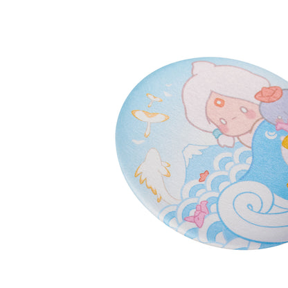 Sky Button Pin - Light and Ripples