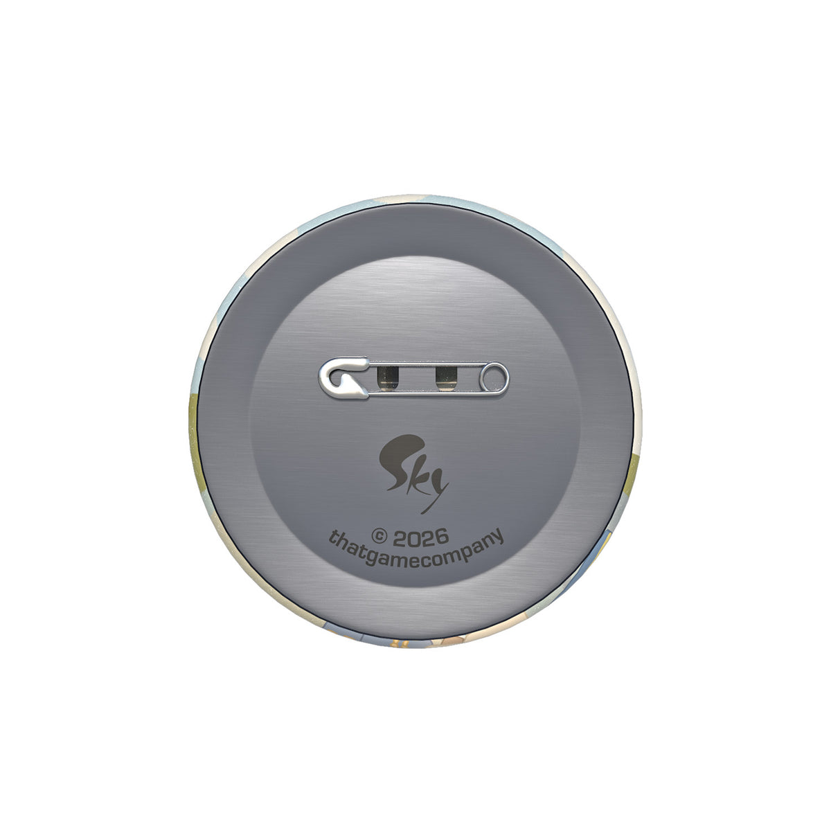 Sky Button Pin