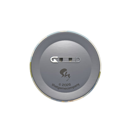 Sky Button Pin