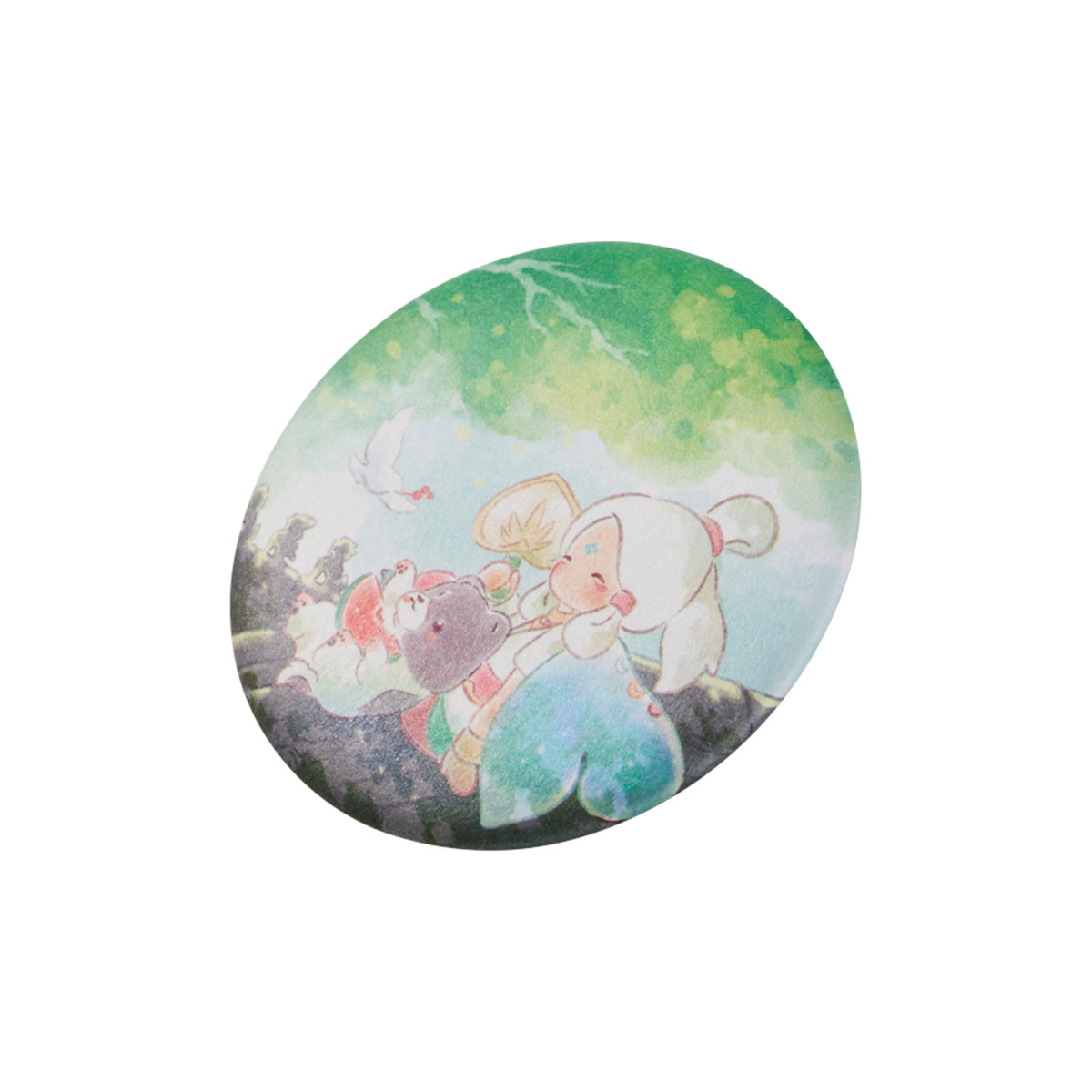 Sky Button Pin - Midsummer Leisure