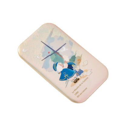 Sky Button Pin - Oil on Canvas