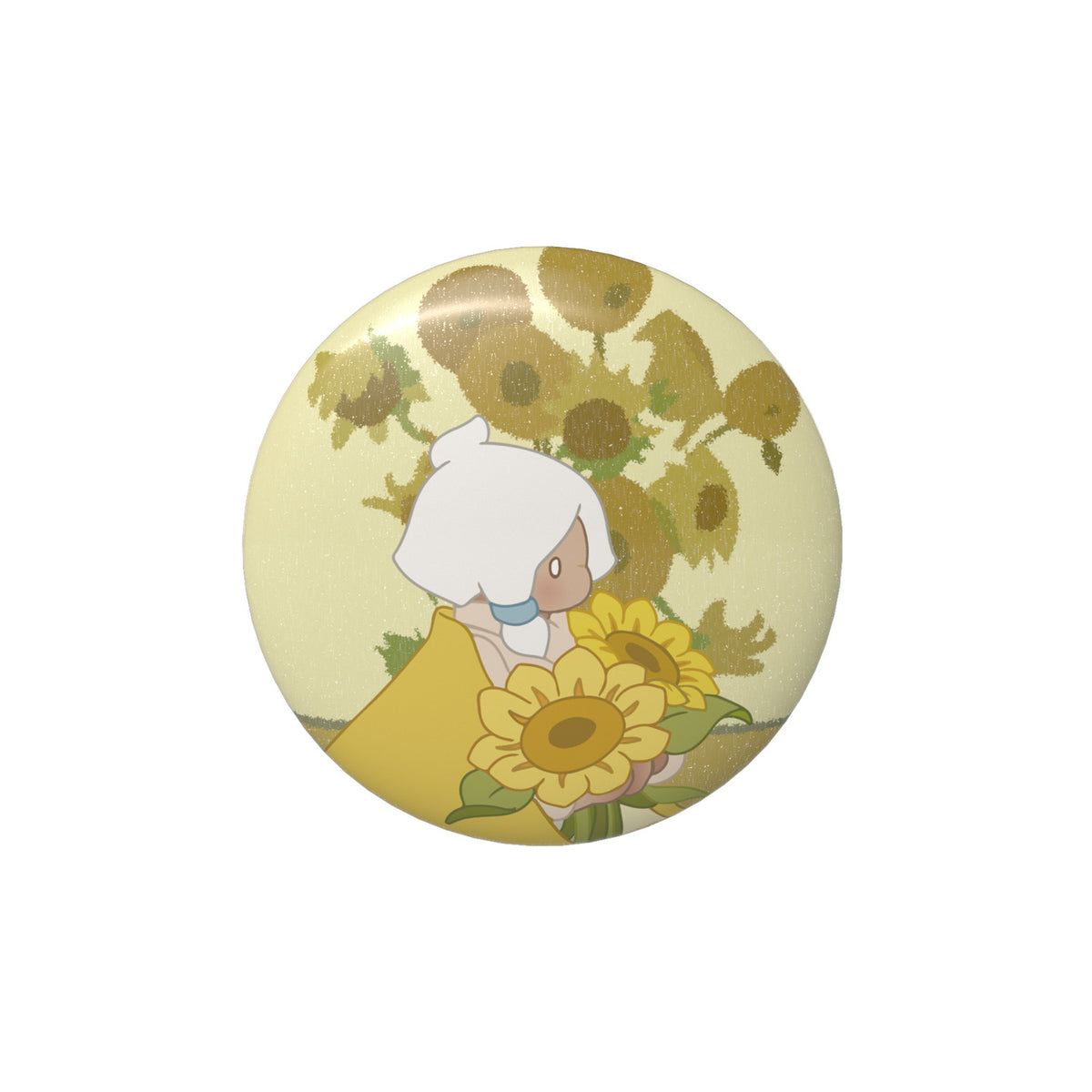 Sky Button Pin