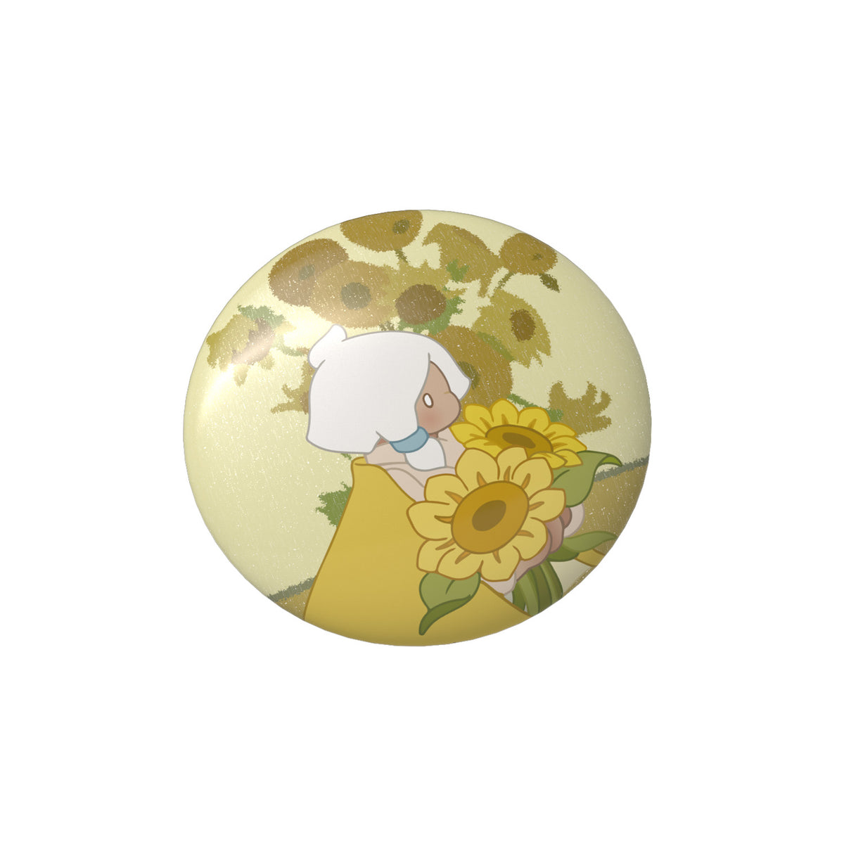 Sky Button Pin