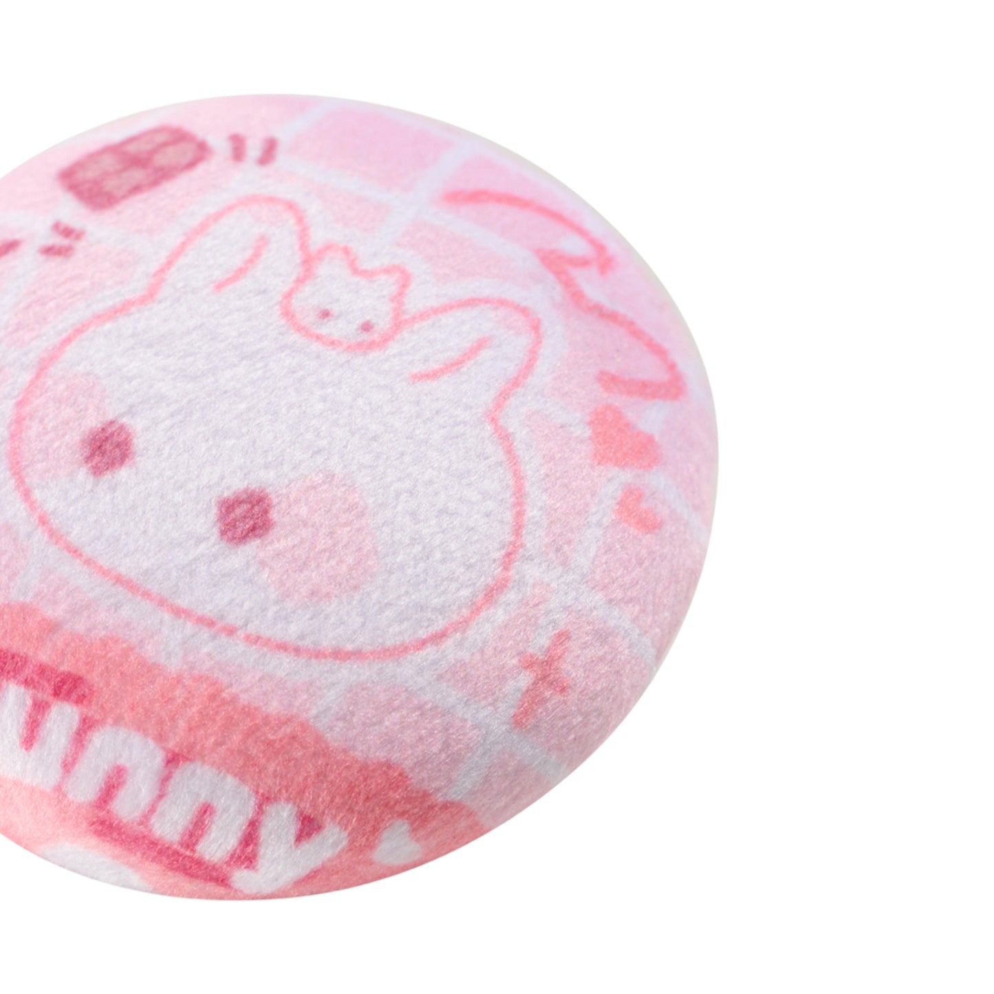Sky Flocked Button Pin