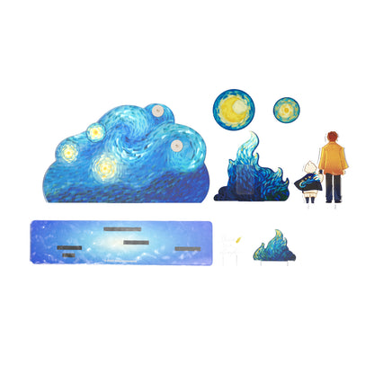 Sky Rotating Acrylic Stand - Starry Night