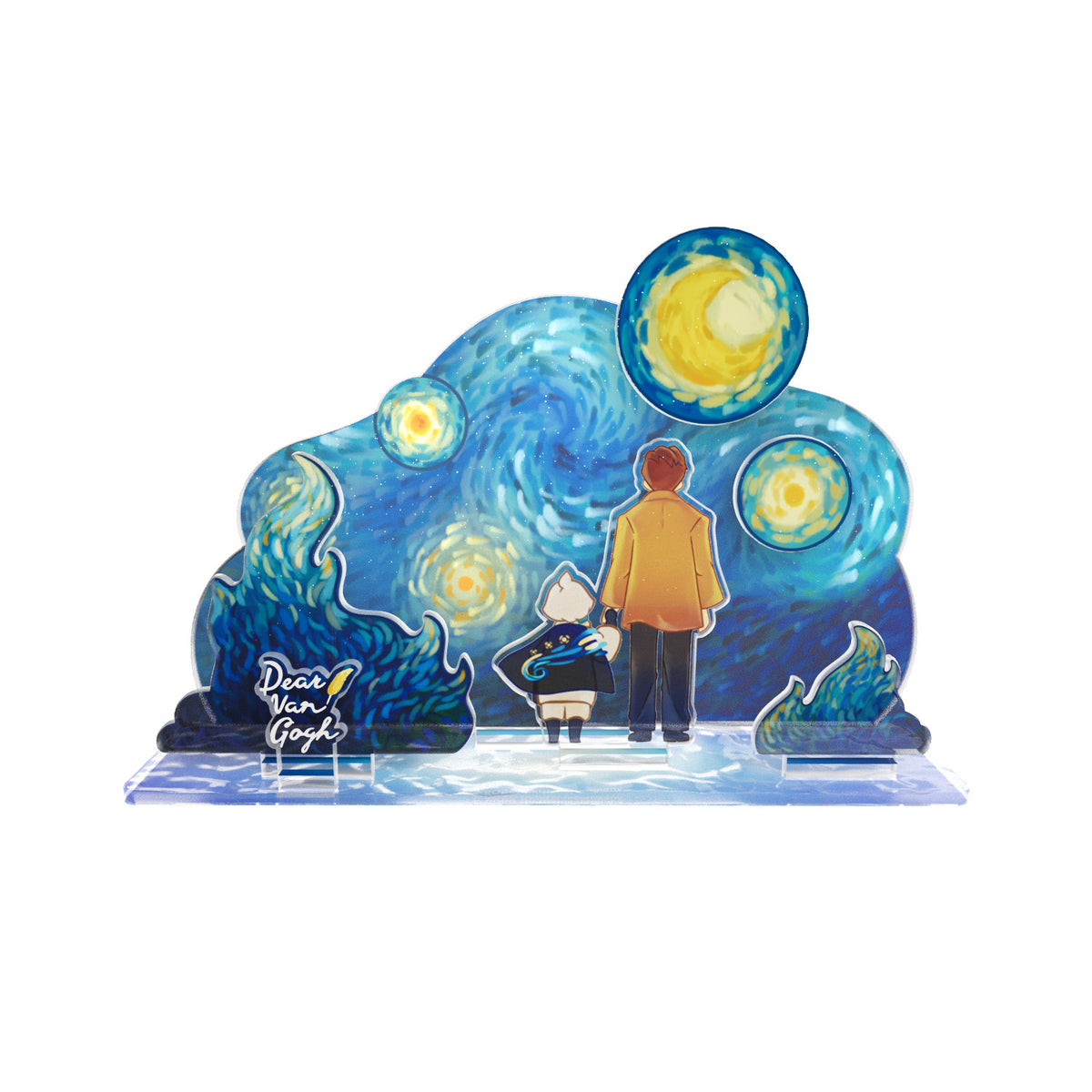 Sky Rotating Acrylic Stand - Starry Night