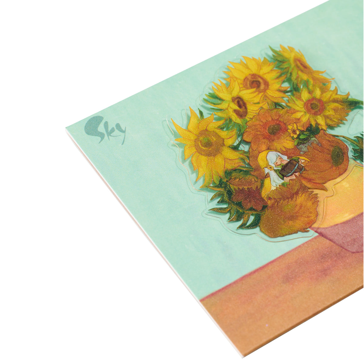 Sky Floral Bookmark