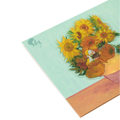 Sky Floral Bookmark