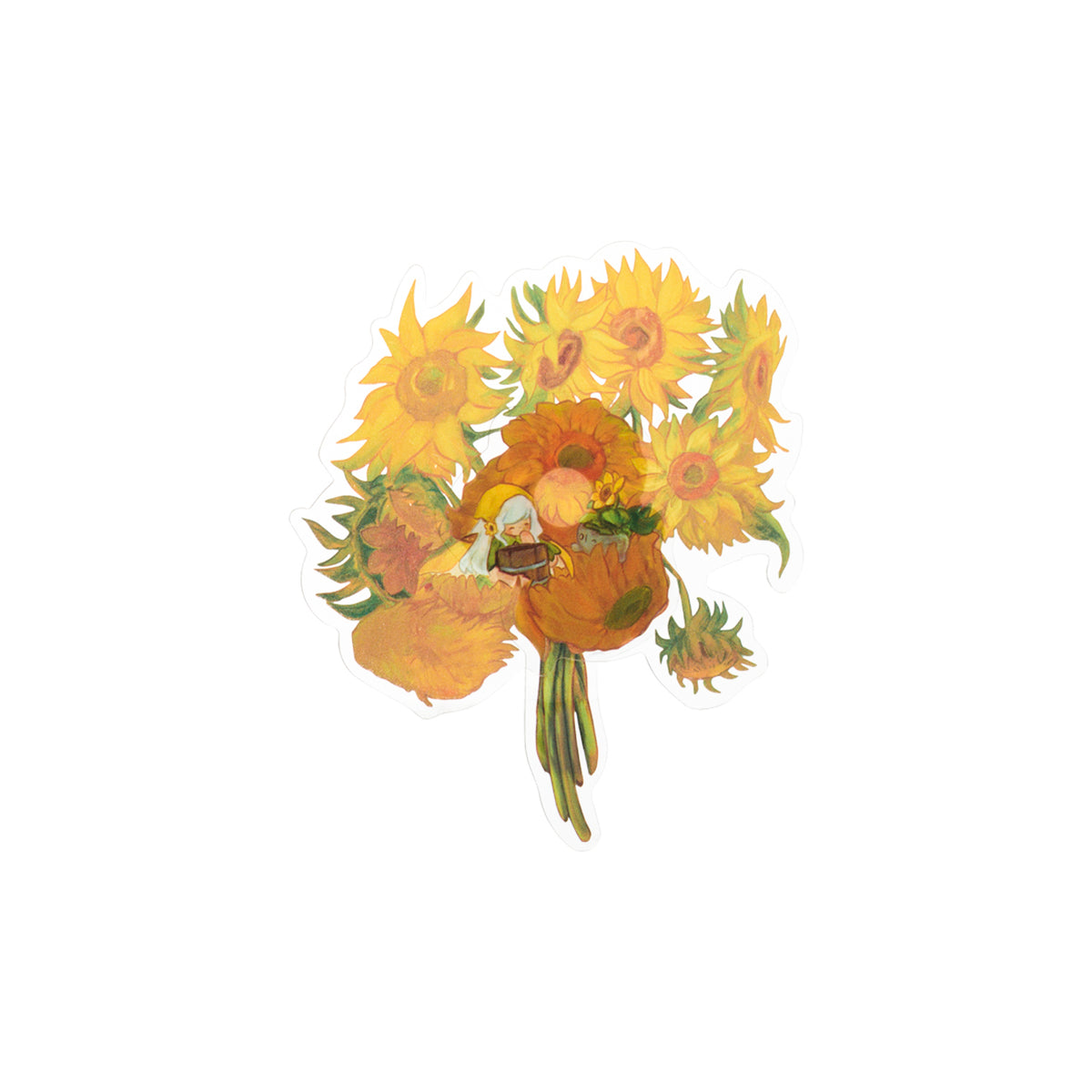 Sky Floral Bookmark