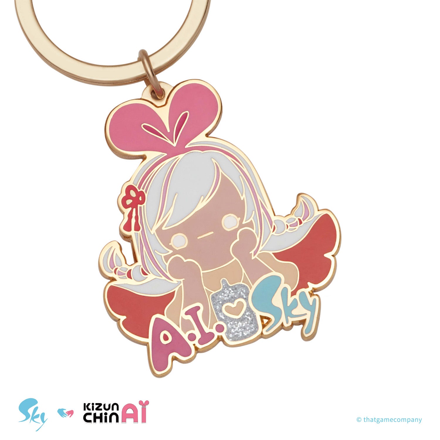 AI Love Sky Keychain – thatskyshop
