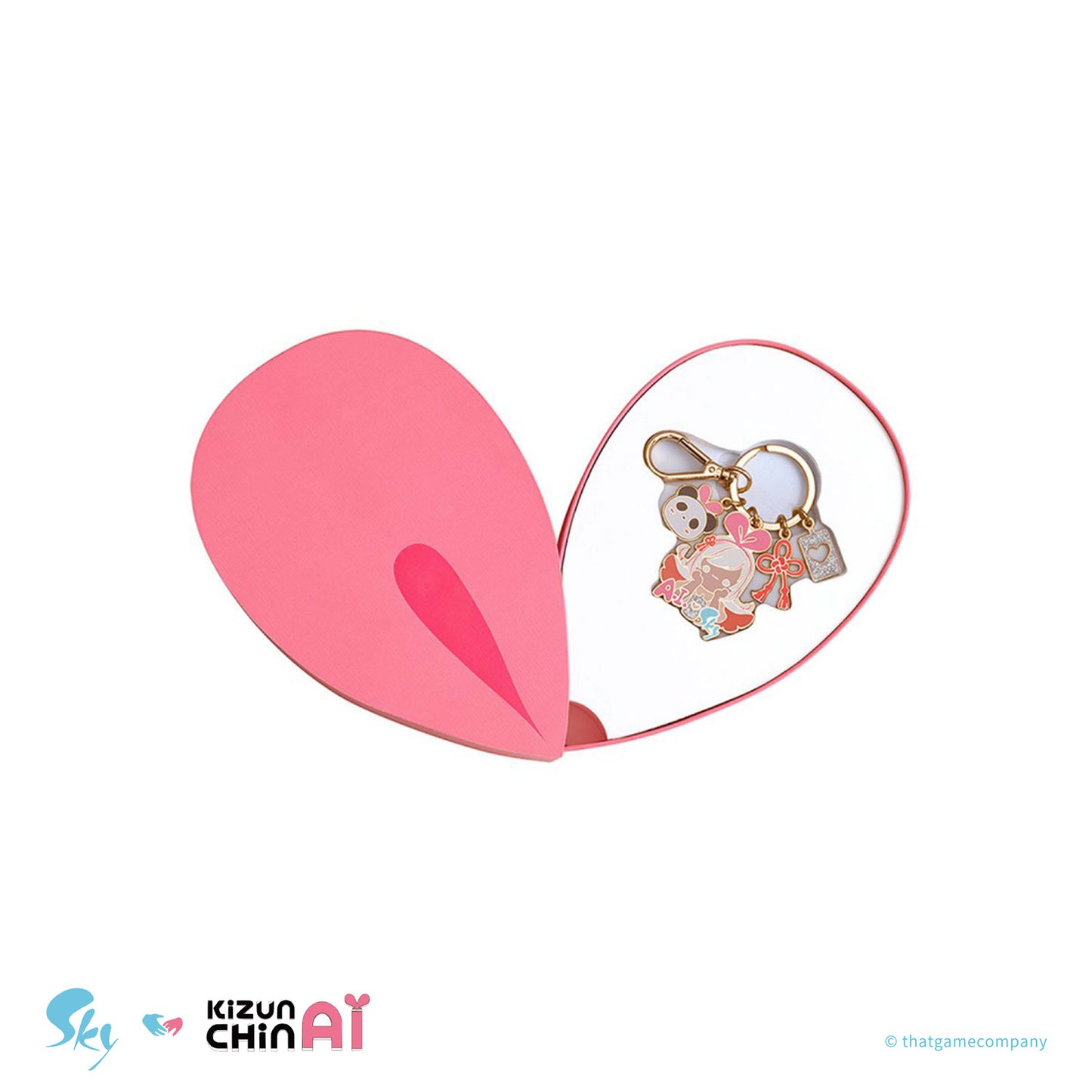 AI Love Sky Keychain