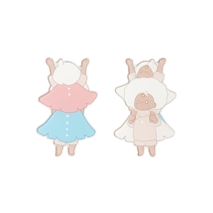 Friendship Acrylic Sticker  - Piggyback