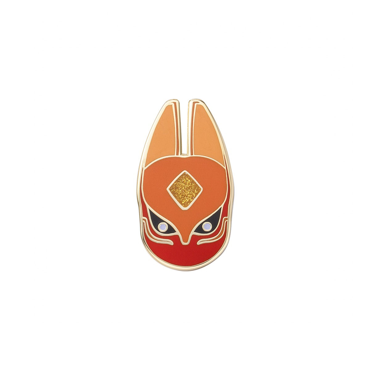 Gratitude Fox Mask Pin