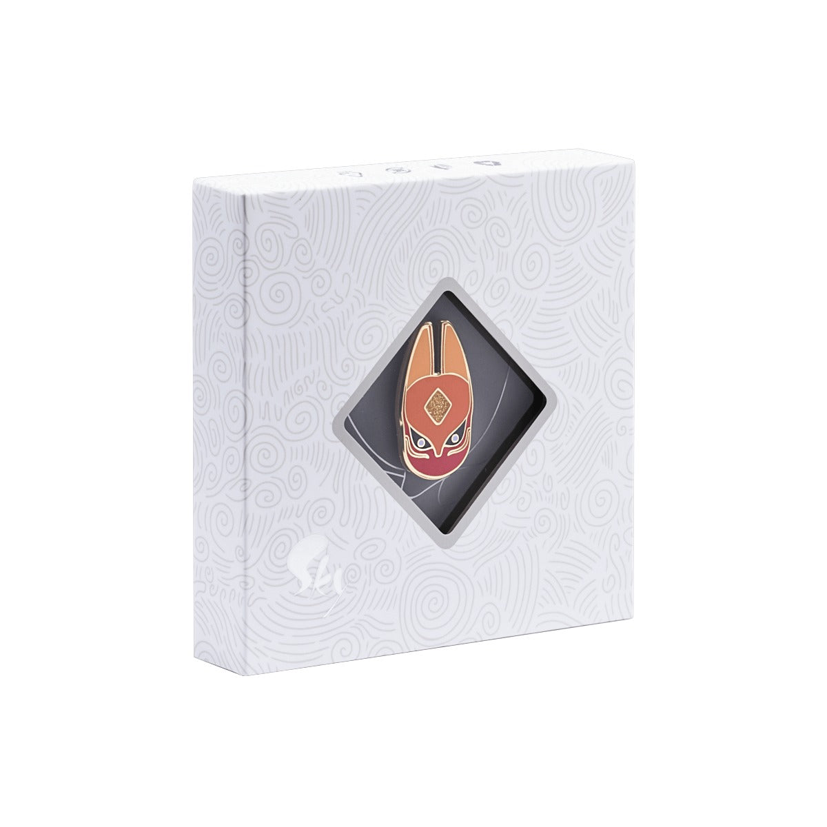 Gratitude Fox Mask Pin