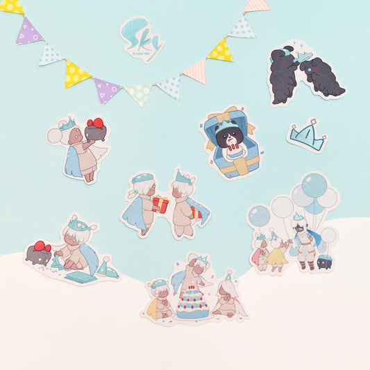 3rd Anniversary Stickers