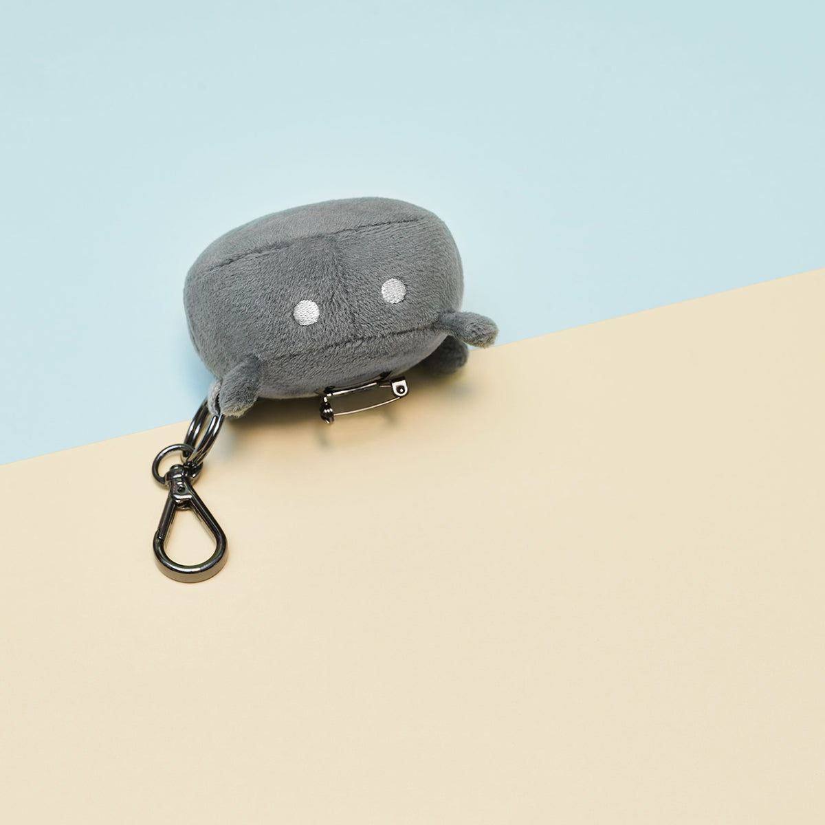 Crab Plush Pin Keychain