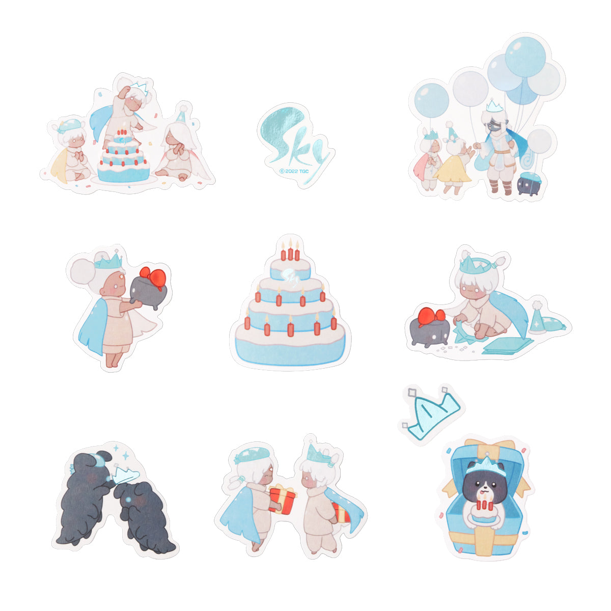 3rd Anniversary Stickers