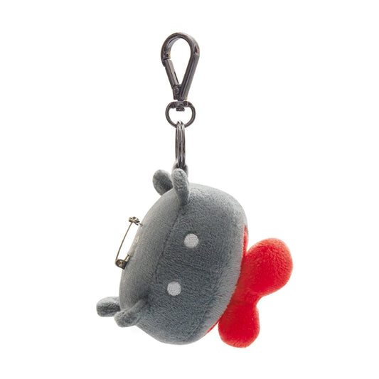 Crab Plush Pin Keychain