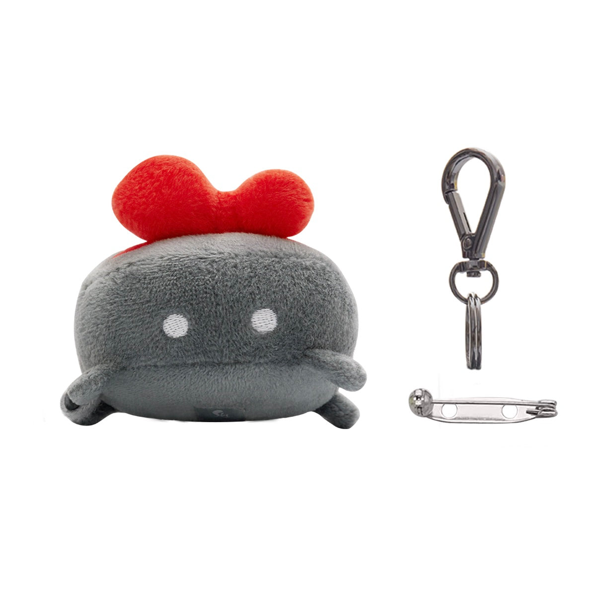 Crab Plush Pin Keychain