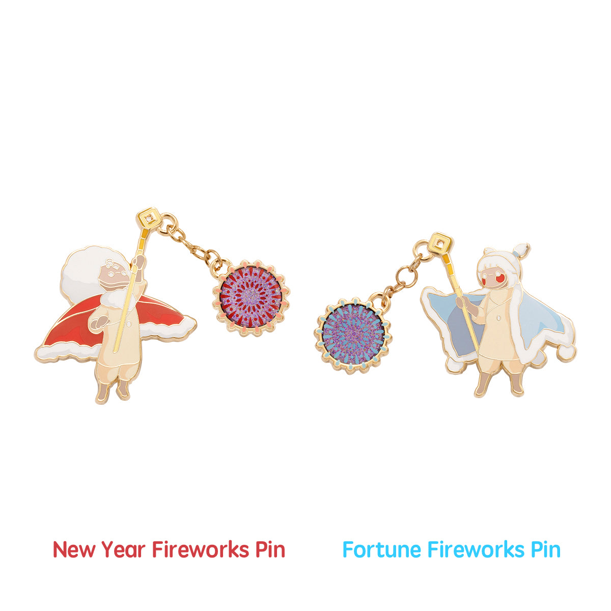 Fireworks Pin Set