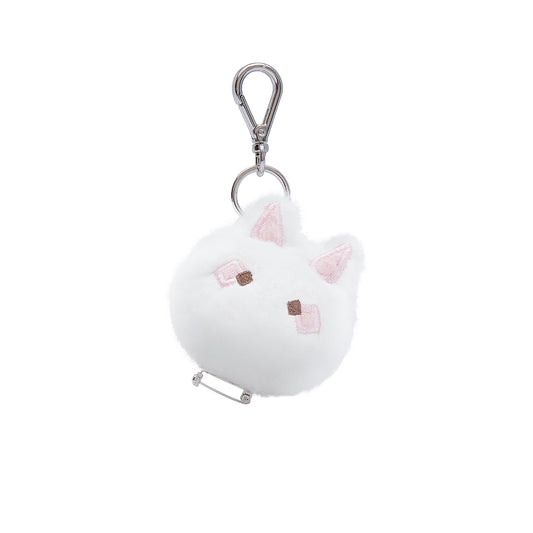 Bunny Plush Pin Keychain